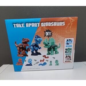 Meigo Take Apart Dinosaurs DIY Assemble Puzzle Dinosaur Tools Set Ages 3+ New